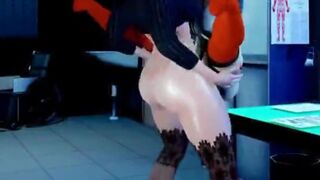 Futanari Big Dick & Big Ass Fuck ( 3D Porn animation )