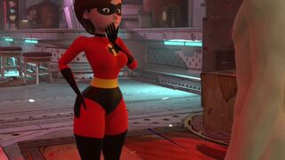 Elastic Girl Surprise in the Bar The Incredibles