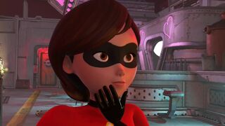 Elastic Girl Surprise in the Bar The Incredibles