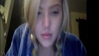 German Teen Masturbates on Skype - Hot - Cleopatracams.com