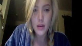 German Teen Masturbates on Skype - Hot - Cleopatracams.com