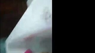 Who? Is there more of it? Busty Spanish girl is recorded in the bathtub on video call