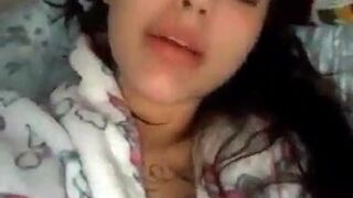 MC Mirella paying breast on instagram