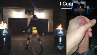 I cum on BEST FIRE TWERK | by YevgeniaTheDancer