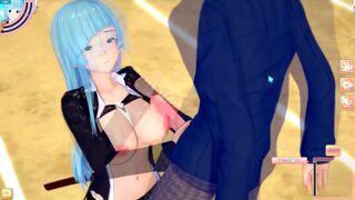 【エロゲーコイカツ！】呪術廻戦 三輪霞3DCG巨乳アニメ動画[Hentai Game Koikatsu! Jujutsu Kaisen Kasumi Miwa(Anime 3DCG Video)]