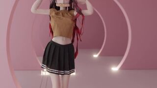 【R18-MMD-4K】Demon Slayer Nezuko 禰豆子 - CLC Devil