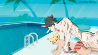 Hentai public swimming pool sex cartoon porn