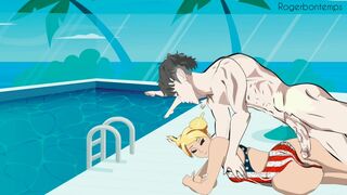 Hentai public swimming pool sex cartoon porn