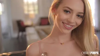 Cherry Pimps - Gorgeous Blonde Chick Lily Larimar Is Fucking Her Hungry Crack
