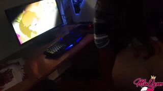 Watching Hentai with my little stepsister and we ended having sex  again