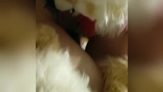 Foxy gets blown by Iliza and takes her for a ride (Fursuit Sex)