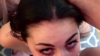 Sophia Wolfe's Face DESTROYED - POV Throatpie