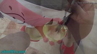Uncensored Japanese Insemination with Cum into Uterus and Endoscope Camera by Cervix to watch inside womb