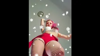 MERRY Christmas Xmas Sexy Santa's Helper POV Face Stomp Trample w/ Red Heels & Femdom Facesittng