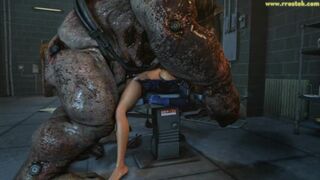Big Monster Compilation, Gaming girls fucked brutally