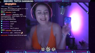 Twitch Streamer Flashing Her Boobs On Stream & Accidental Nip Slips Set 94