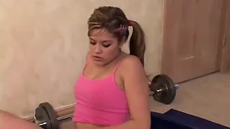 Exercise porn video – Premium GFs - Teen Topanga Exercise  Gets Horny And Fingering Pussy