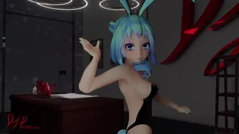MMD NON NUDE Miku - Ring My Bell Blender Render 1410