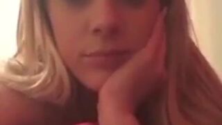 Periscope - Scope 3 - blonde girl flash tits and pussy!!