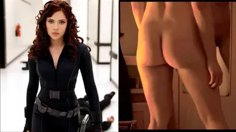 SekushiLover - Black Widow Vs Nude Scarlett