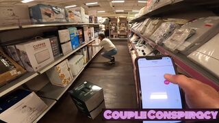 Lush Control Shopping Almost Got Caught Remote Controlled Vibrator