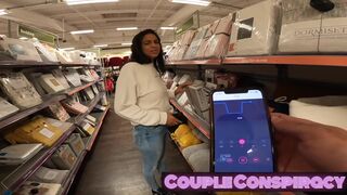 Lush Control Shopping Almost Got Caught Remote Controlled Vibrator