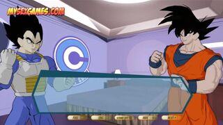DRAGON BALLZ - Vegeta And Goku Fucking Bulma II