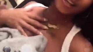 Instagram live nipple slip 3