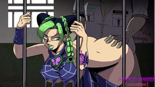 Jolyne Cujoh Gets Her Thicc Ass Interrogated (Jojo's Bizarre Adventure Commission)