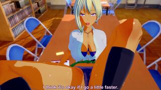 Hajimete no Gal: Ranko is HORNY for ROUGH SEX (3D Hentai)