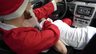 Nurse gets driven to the forest and Fucked by Santa! - Mimi Boom