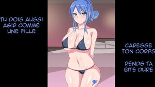 Fairy Tail Lucy x Erza x Juvia Femdom