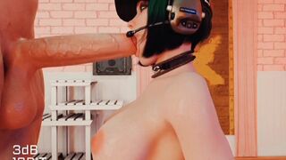 Rainbow Six Siege Ela Faces A Huge White Cock During The Operation