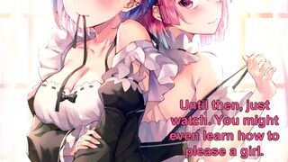 Re:Zero, Rem and Ram help you with a lust curse - hentai JOI patreon choice