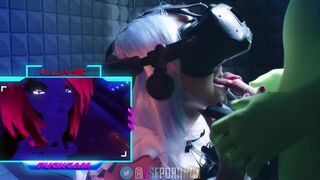 Rem Fucked IRL while playing VR