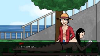 One Slice Of Lust (One Piece) v1.6 Part 3 Nico Robin Naked Body Taking Sun