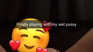 POV Masturbating and Cumming Three Times on Snapchat - sweet_baby_zzz