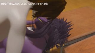 DELTARUNE Susie humps Kris after class (SL Yiff video)