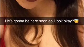 Cheating Hotwife Cuck Gangbang Snapchat Multiple Creampies Got Her Pregnant