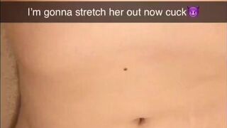 Cheating Hotwife Cuck Gangbang Snapchat Multiple Creampies Got Her Pregnant