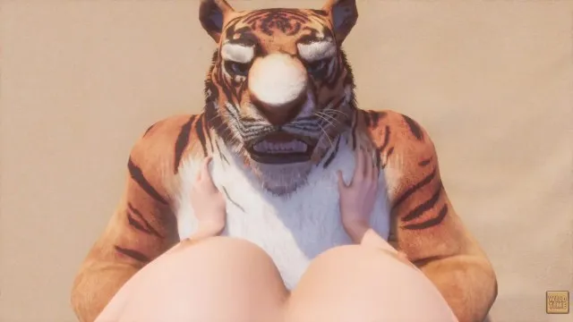 Tigress Furry Porn Animated - Wild Life / Huge Tiger Furry Knotting Female POV - FAPCAT