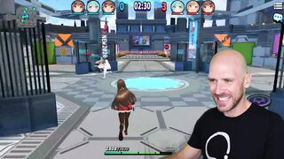 Johnny Sins - Playing Hentai Porn Games Boobs in the City!