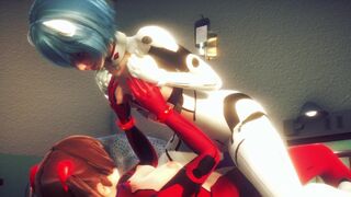 Asuka and Rei having hot lesbian sex(3D PORN)|Neon Genesis Evangelion