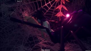 Spider Girl Widow scene blowjob - Breeders of the Nephelym 0.747