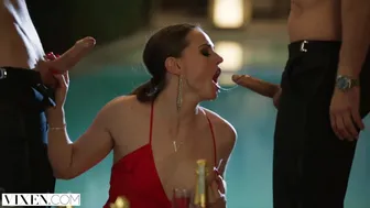 Vixen - Tori Black Takes On Two Cocks In An Award Show After Party