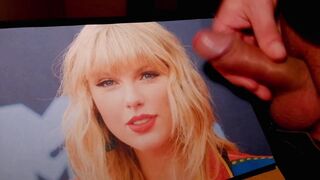Cum with me on Taylor Swift photo - exclusive 2021