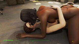 Porn with the detective's secretary on the top floor of the house | Fallout heroes
