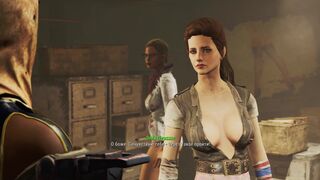 Porn with the detective's secretary on the top floor of the house | Fallout heroes