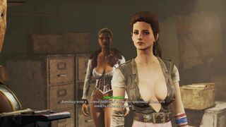 Porn with the detective's secretary on the top floor of the house | Fallout heroes