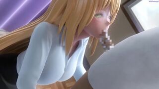 Learning how to fuck with busty anime teacher [To LOVE Ru Diary] / 3D Hentai game